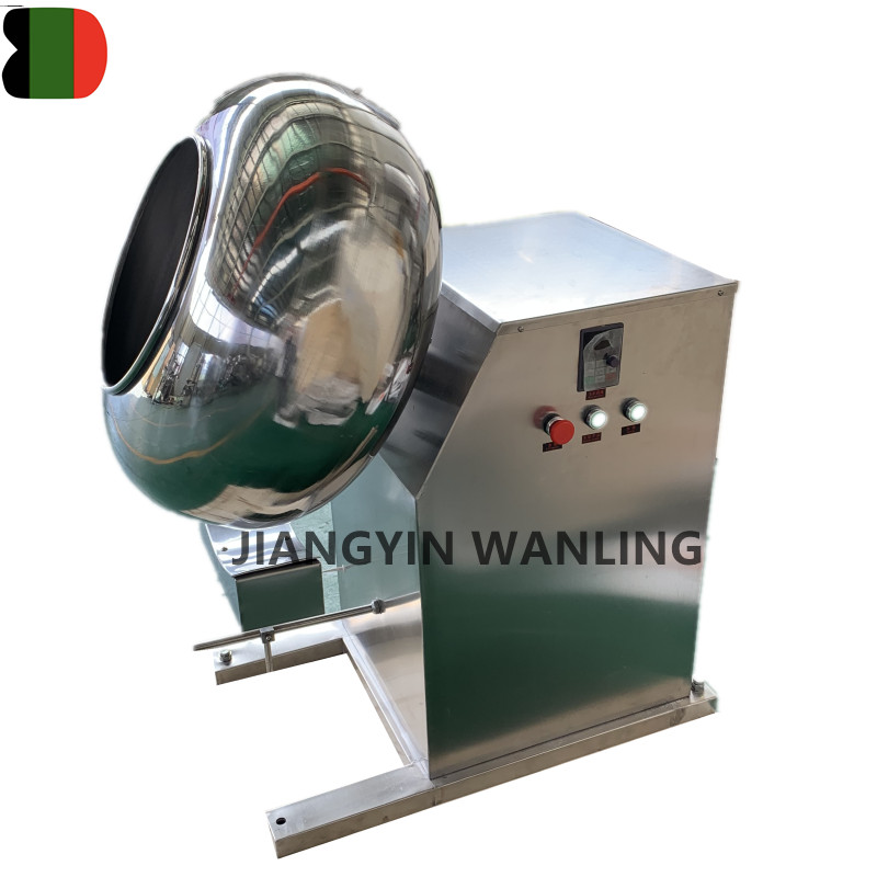 BTJ Rostfritt stål Peanut Almond muttrar Sugar Candy Coating Pan Machine
