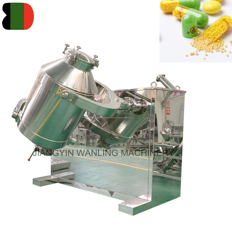 WLS Pharmaceutical Powder 3D trumblandare blandningsmaskin